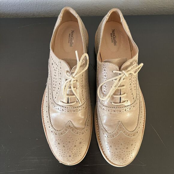 NERO GIARDINI Women's low inglesina P717191D / 406 size 40 Beige - Picture 2 of 6